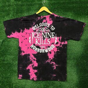 Ice Nine Kills Welcome to Horrorwood Heavy Metal Band Tie-Dye T-Shirt Size Extra